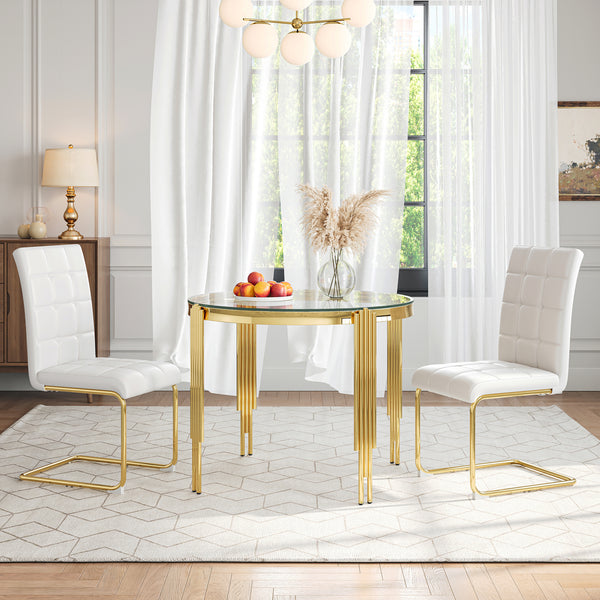 #WHITE/GOLD