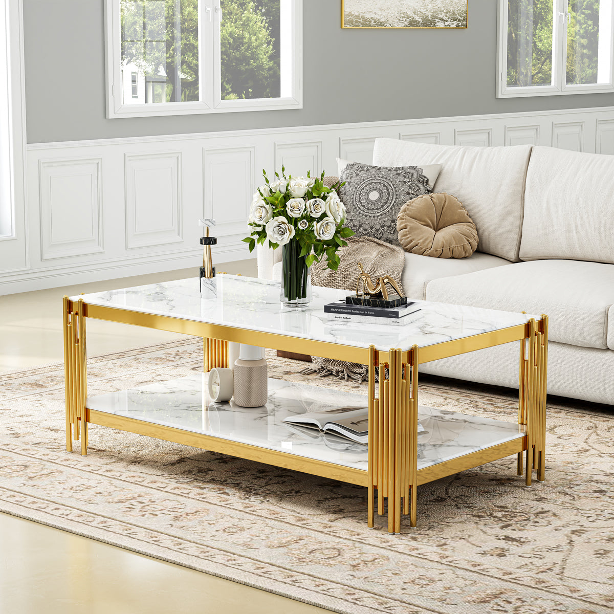 #WHITE/GOLD