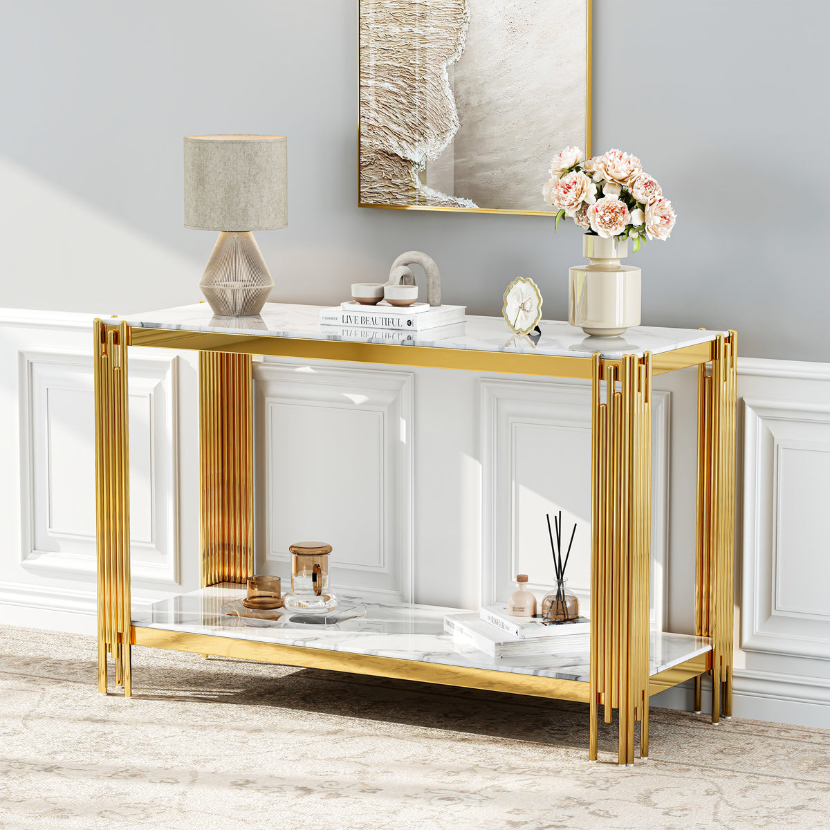 #WHITE/GOLD