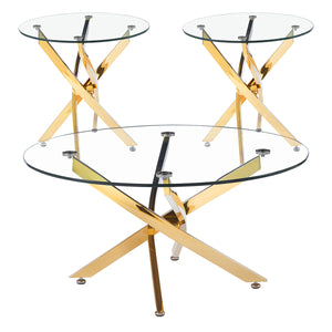 CT616G 3-Piece Table Set (Coffee Table + 2 End Tables)