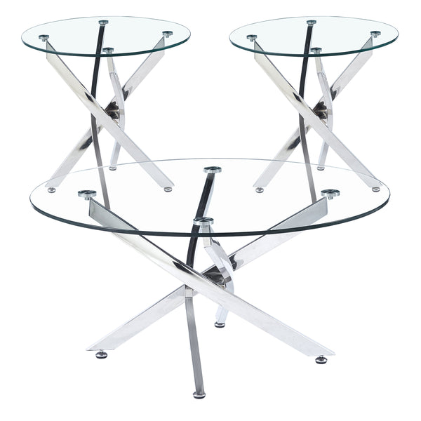 CT616S 3-Piece Table Set (Coffee Table + 2 End Tables)