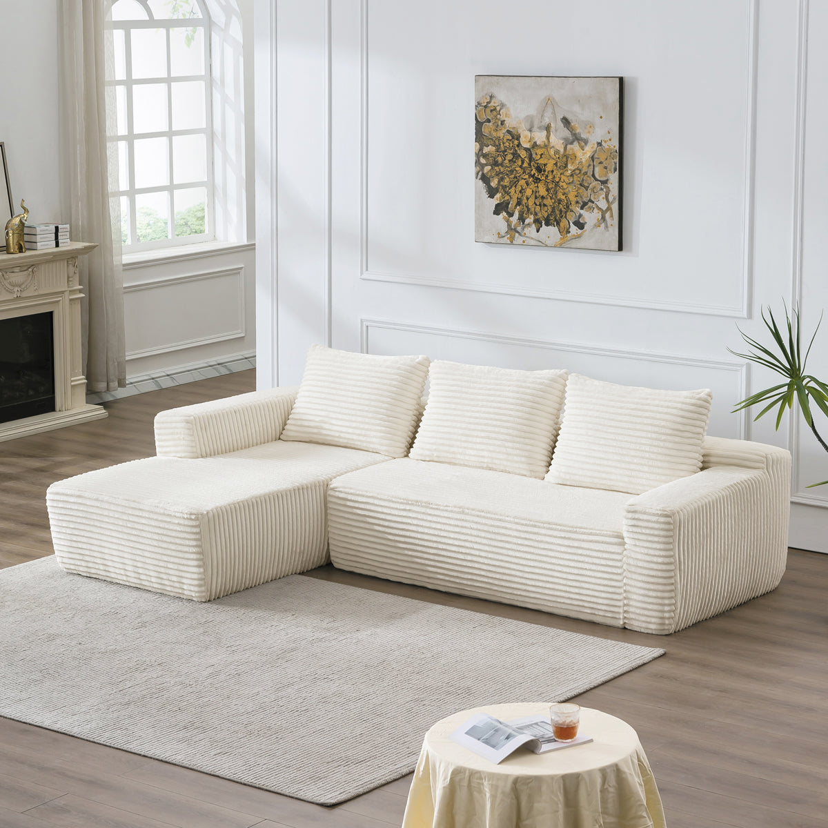 #Large-Sofa-A#White