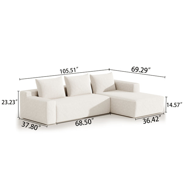 #Large-Sofa-B#White