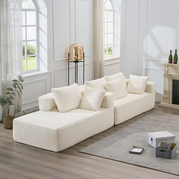 #Premium-Grand-Sofa#White