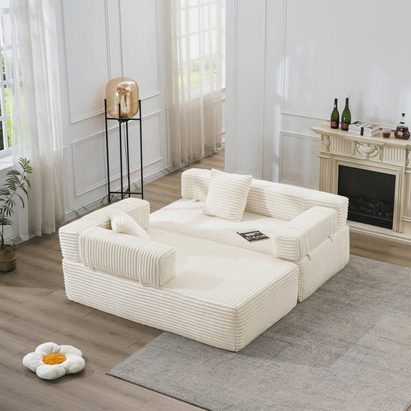 #Premium-Grand-Sofa#White
