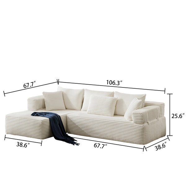 #Premium-Grand-Sofa#White