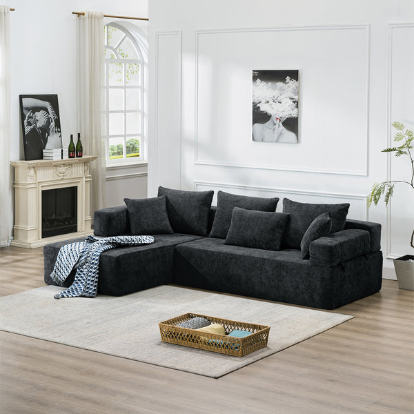 #Premium-Grand-Sofa#Black