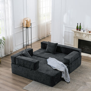 #Premium-Grand-Sofa#Black