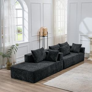 #Premium-Grand-Sofa#Black