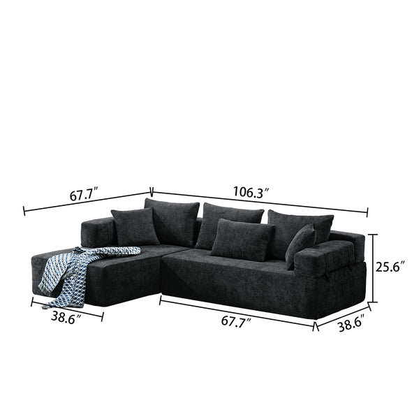 #Premium-Grand-Sofa#Black