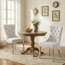 #WHITE/SILVER Button Tufted Velvet Dining Chairs Sets of 2 8 View 81
