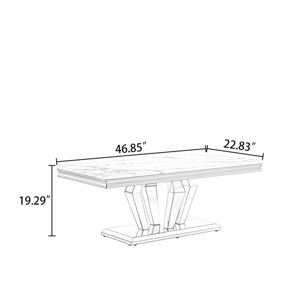 CT023-02 Modern Rectangular Coffee Table