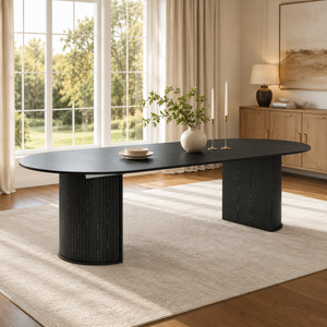 LuxeWood 45 Inch 105 Inch Extendable MDF Dining Table, Seats 4 10 View 7