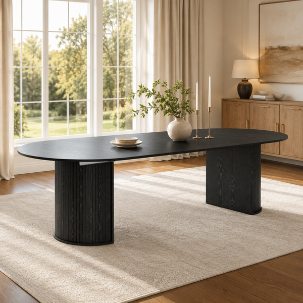 LuxeWood 45 Inch 105 Inch Extendable MDF Dining Table, Seats 4 10 View 7
