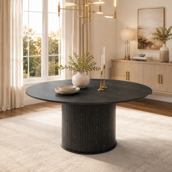 LuxeWood 45 Inch 105 Inch Extendable MDF Dining Table, Seats 4 10 View 6