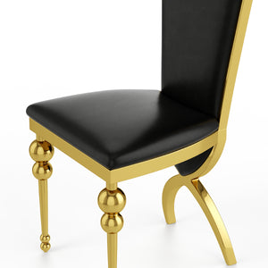 DCK96 PU Leather Dining Chairs Set of 2