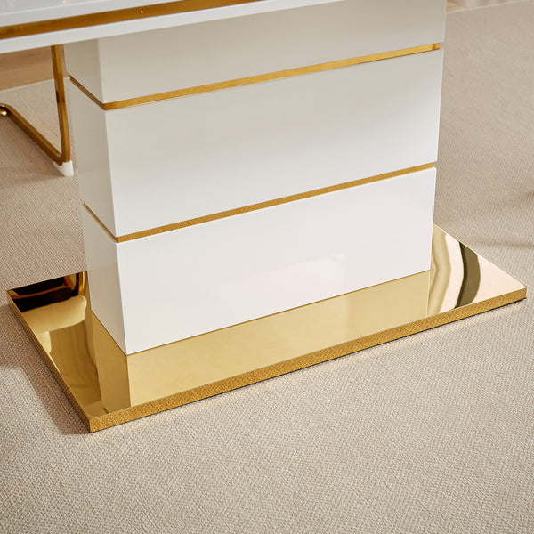 #WHITE/GOLD