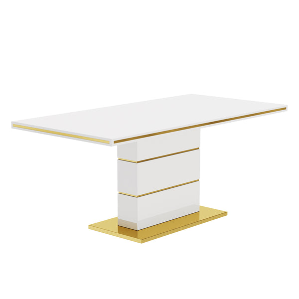 #WHITE/GOLD