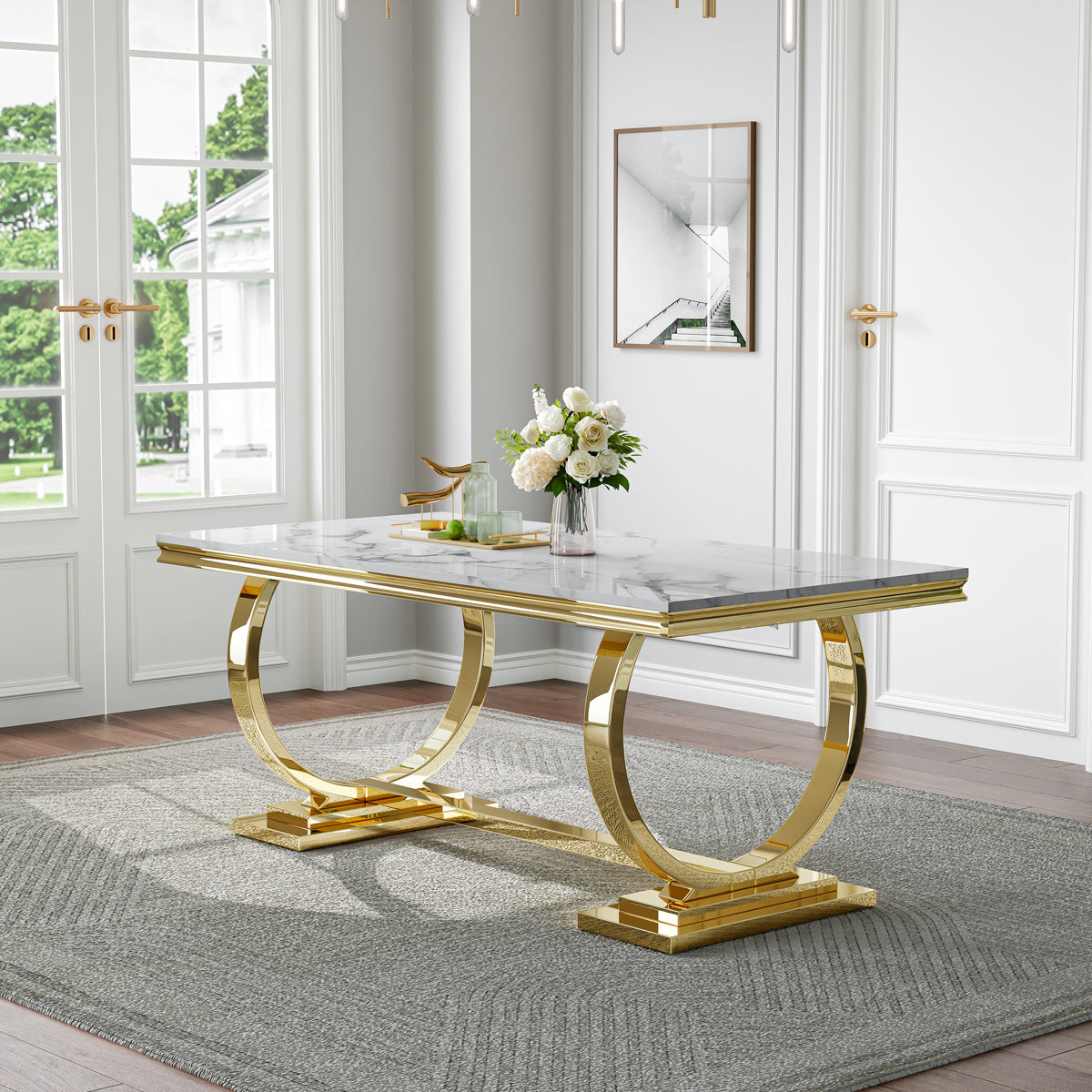 #WHITE/GOLD