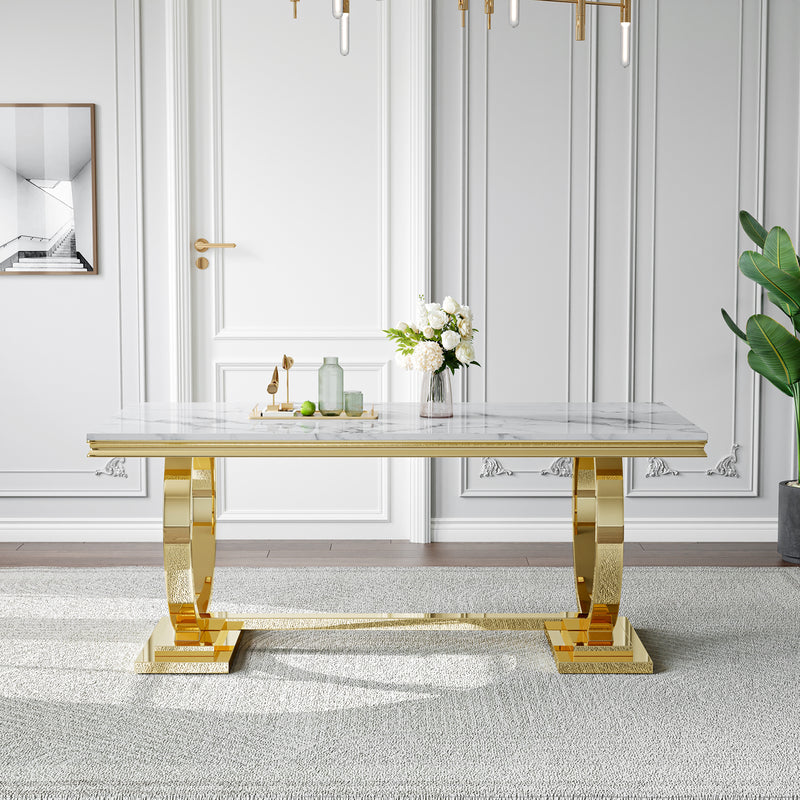 #WHITE/GOLD