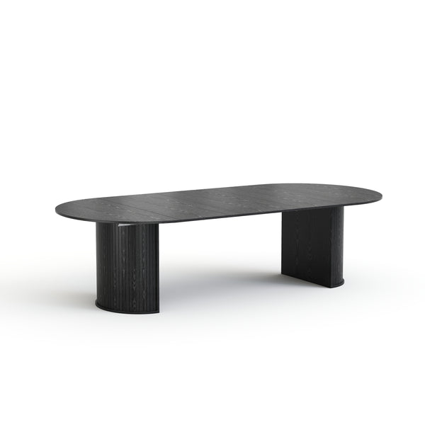#BLACK LuxeWood 45 Inch 105 Inch Extendable MDF Dining Table, Seats 4 10 View 16