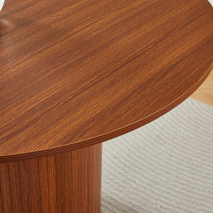 #BROWN LuxeWood 45 Inch 105 Inch Extendable MDF Dining Table, Seats 4 10 View 24