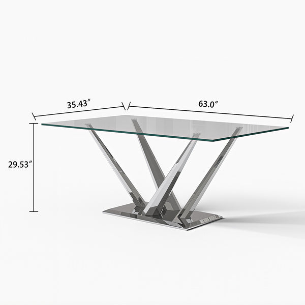 DT034S Sintered Stone Dining Set + Black Velvet Chairs (Silver)