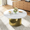 DT516GW 59" Modern Rock Plate Dining Table