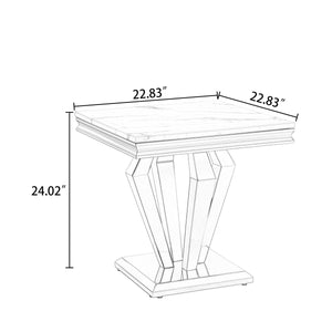 ET023-02 Modern Square End Table