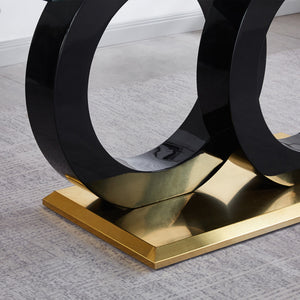 #CLEAR/BLACK/GOLD