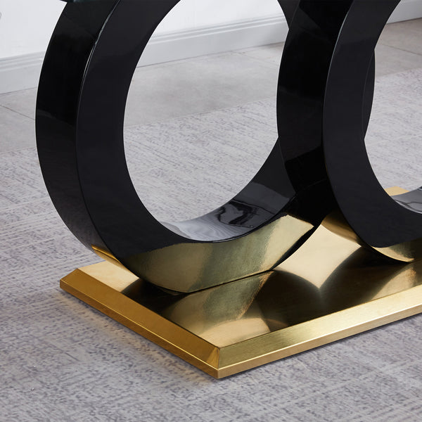 #CLEAR/BLACK/GOLD