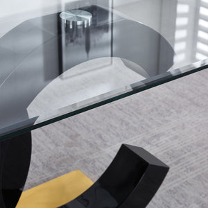 #CLEAR/BLACK/GOLD