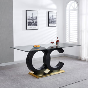 #CLEAR/BLACK/GOLD