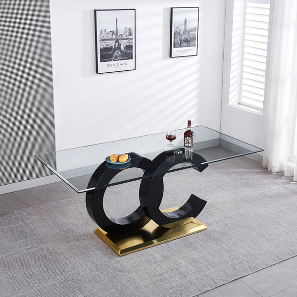#CLEAR/BLACK/GOLD