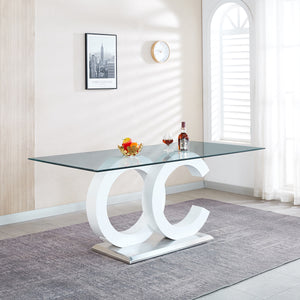 #CLEAR/WHITE/SILVER