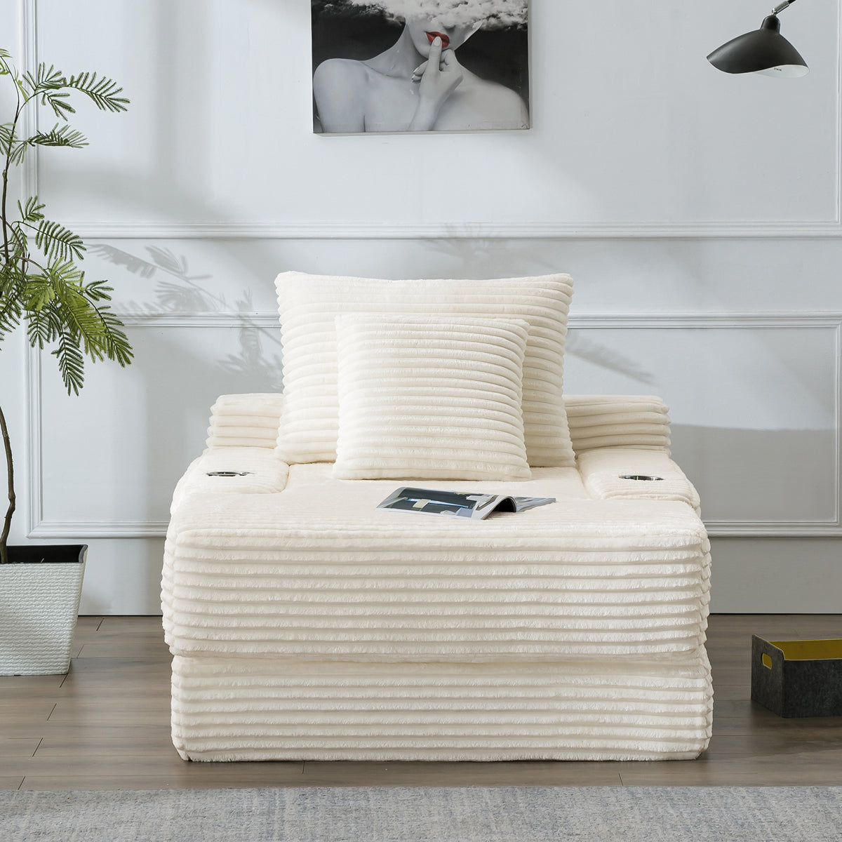S8080W Fabric Accent Chair